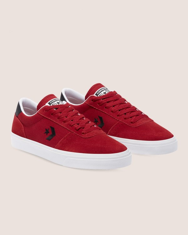 Converse Boulevard Suede Rød Sko Danmark - Converse Lave Sneakers Dame - 67539VAQG